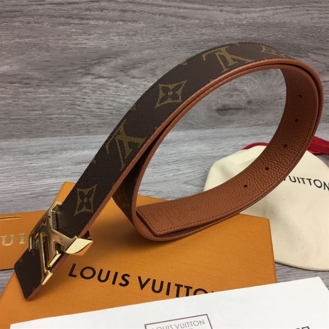 LOUIS VUITTON LV INITIALES 30MM REVERSIBLE BELT MONOGAM – LBE085