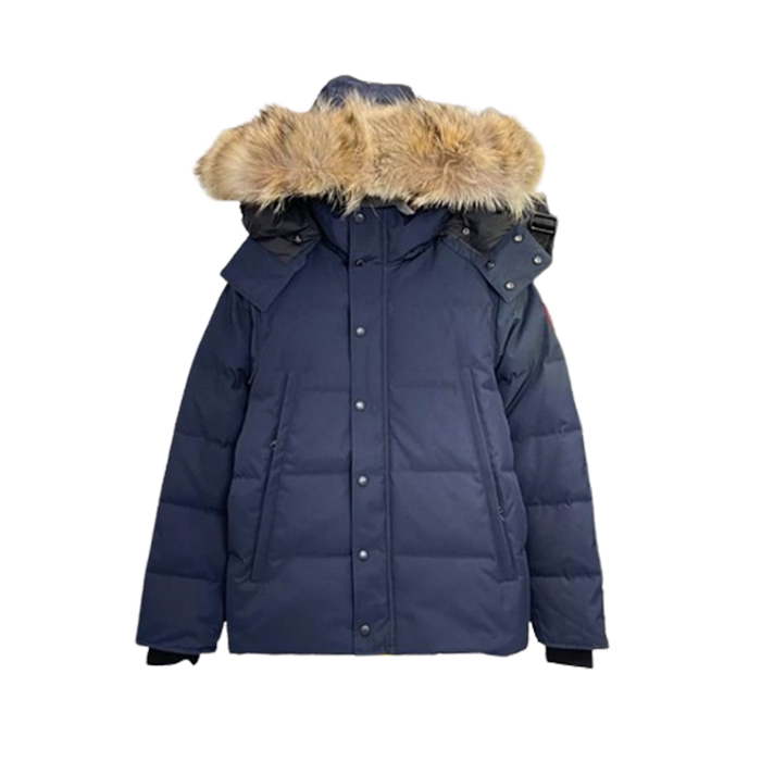Canada Goose Blue Wyndham Parka Jacket – CN38