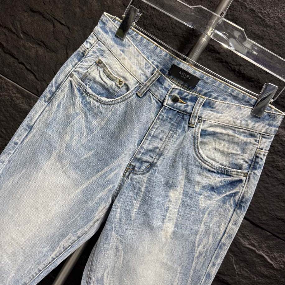 Amiri White Blue Jeans – AMIJ038