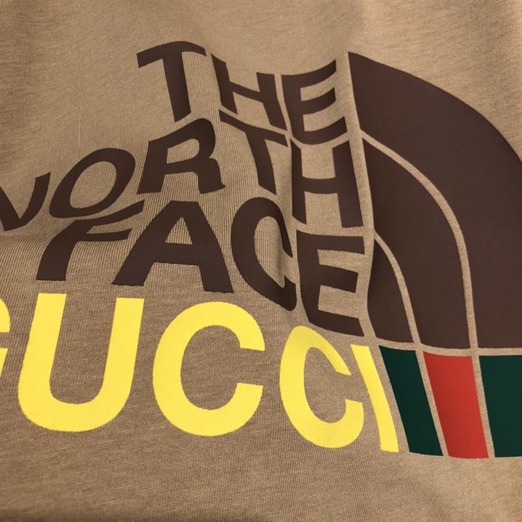 THE NORTH FACE X GUCCI T-SHIRT IN CAMEL – GGS011