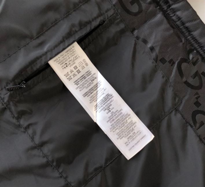 GUCCI JUMBO GG NYLON CANVAS GOOSE-DOWN JACKET BLACK – GCJ044