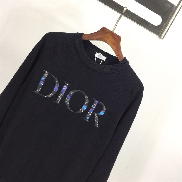 DIOR X PETER DOIG EMBROIDERED KNITTED SWEATER – DOS017