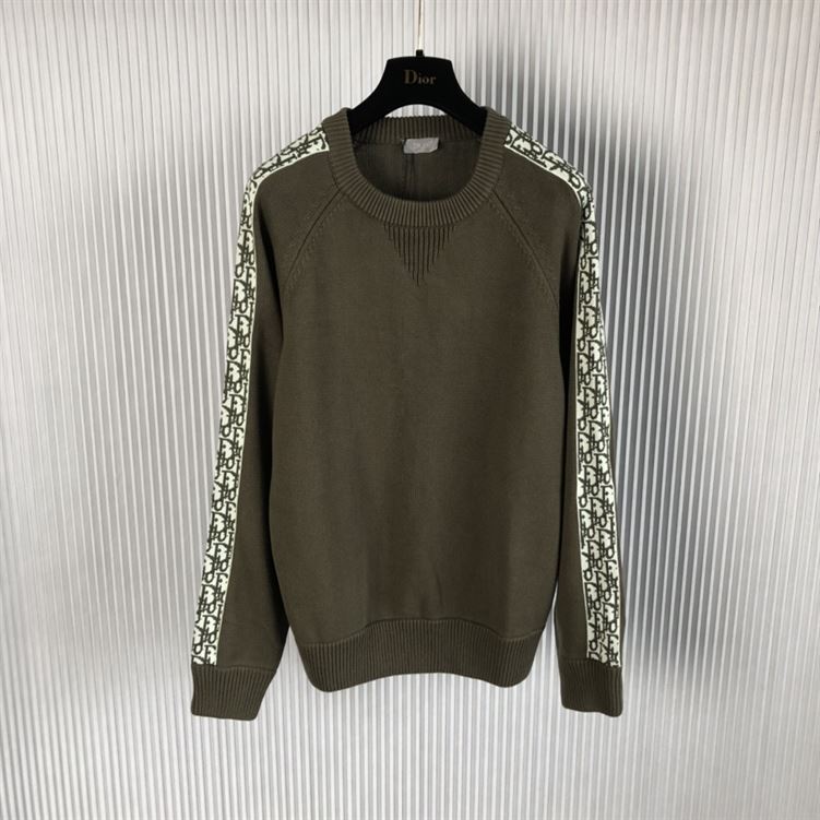 DIOR SWEATER WITH DIOR OBLIQUE INSERTS – DOS019