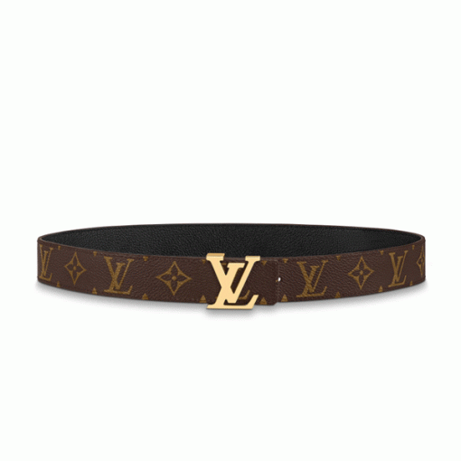 LOUIS VUITTON BELT LV INITIALES RESERSIBLE MONOGRAM 1W NOIR BLACK/BROWN – LBE004