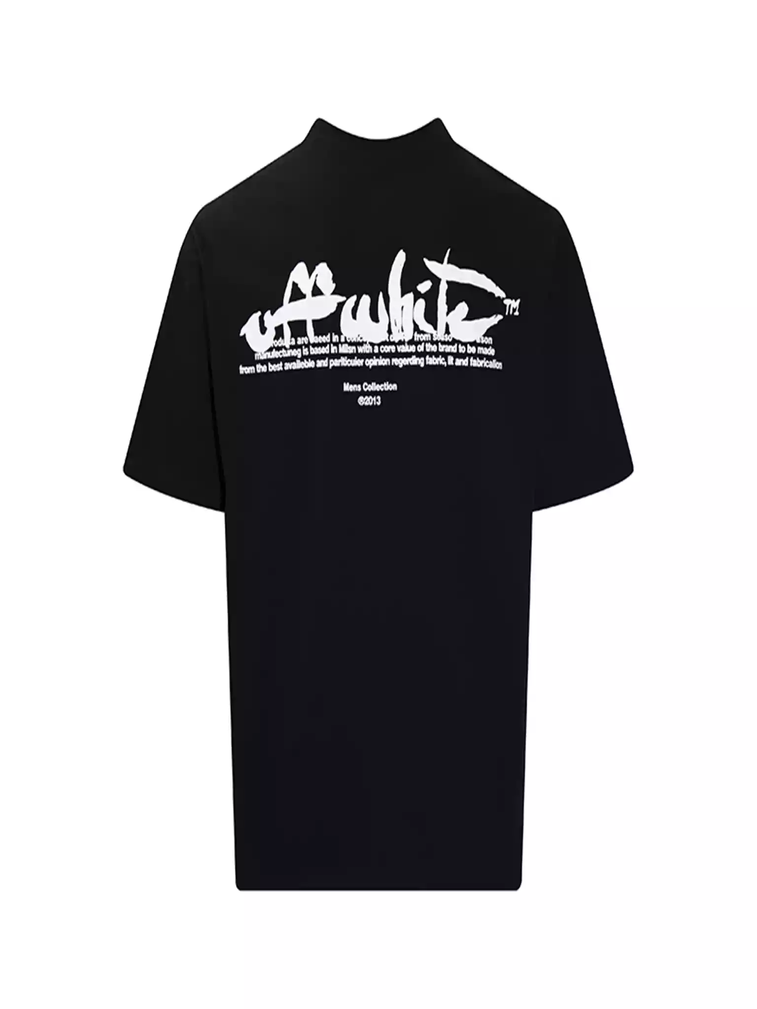PAINT SCRIPT OVER SKATE S/S TEE IN BLACK – OWS019