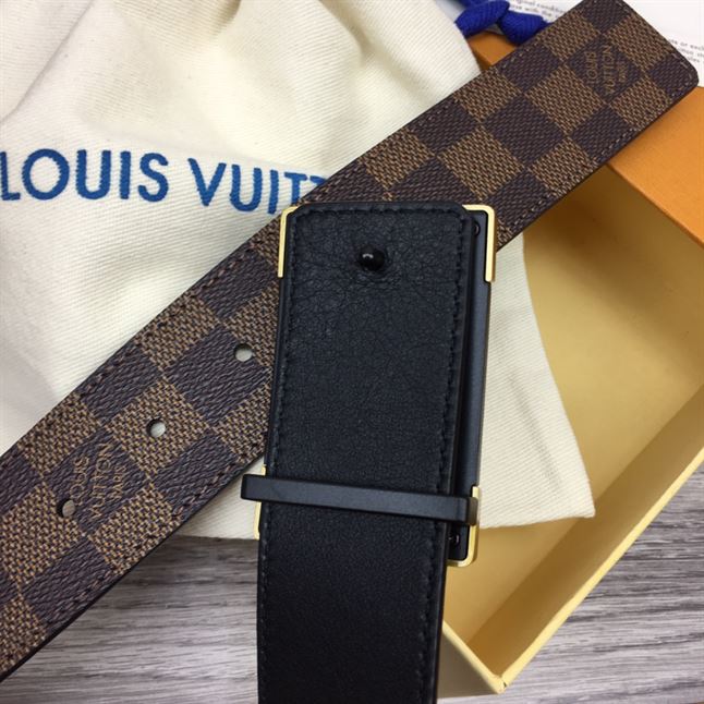 LV DAMIER EBENE NEO TRUNK 40MM REVERSIBLE BELT – LBE066