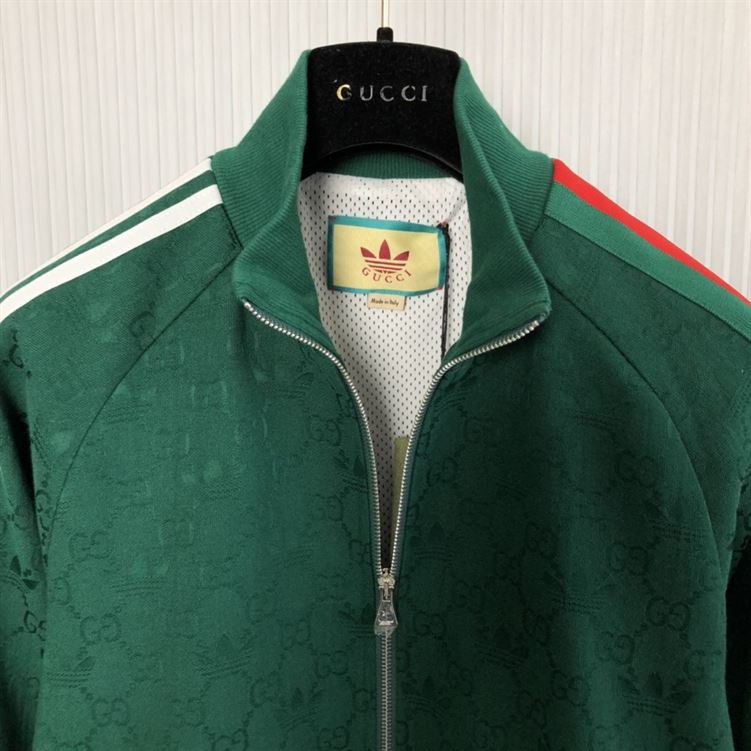 GUCCI X ADIDAS GG TREFOIL JACQUARD JACKET – GCJ018