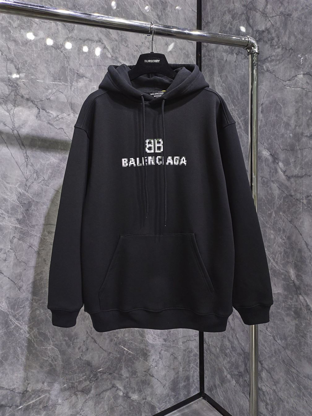 BALENCIAGA BB LOGO HOODIE – BH013