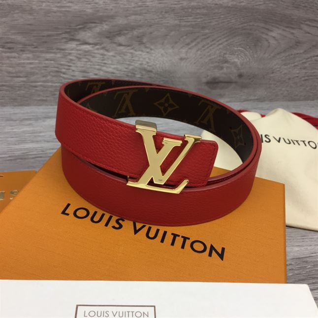LOUIS VUITTON LV INITIALES 30MM REVERSIBLE BELT MONOGAM – LBE083
