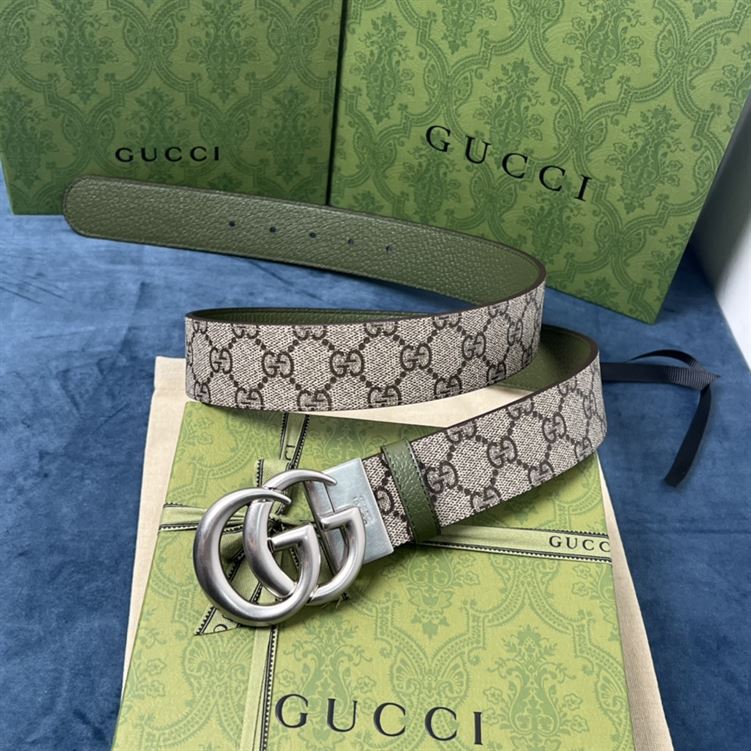 GUCCI GG MARMONT REVERSIBLE BELT IN BEIGE – GB030