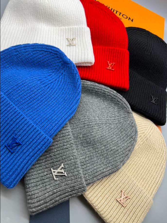 Louis Vuitton Ahead Cream Beanie Hats – LVC011