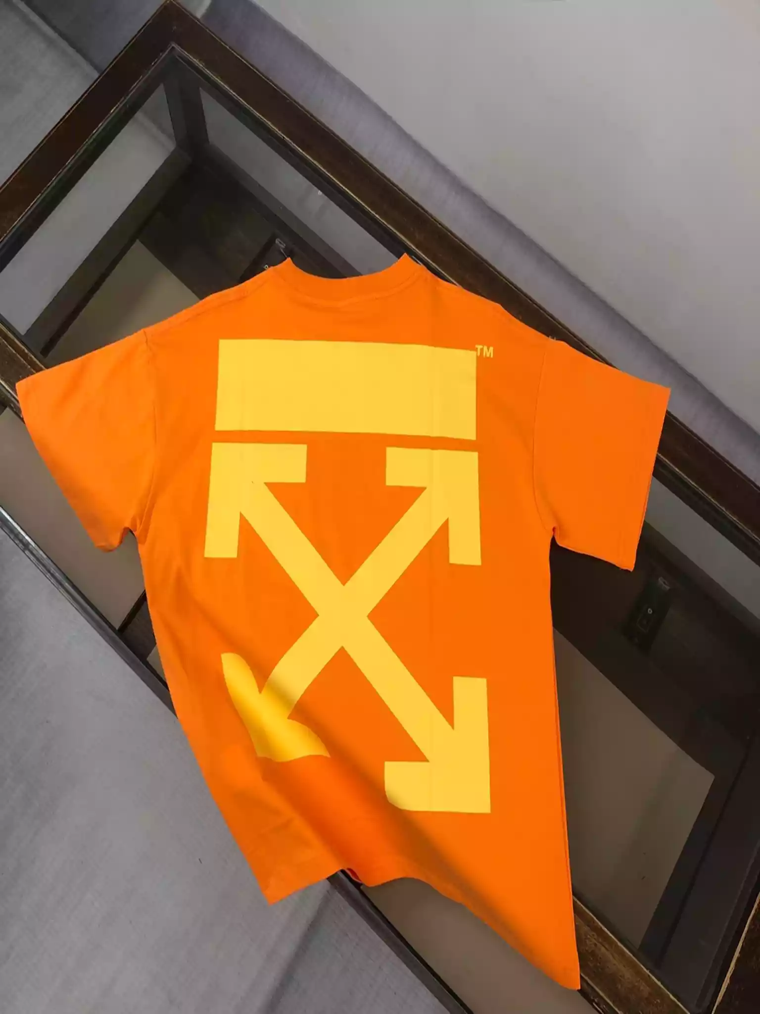 T-shirt Off-White Orange – OWS034