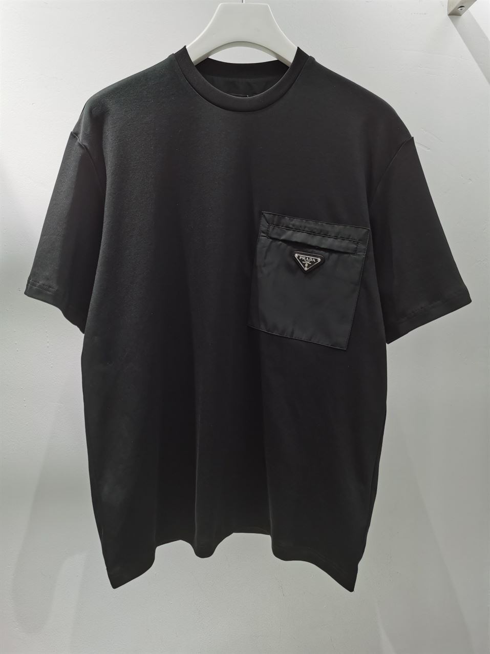 PRADA RE-NYLON AND JERSEY T-SHIRT – PT007