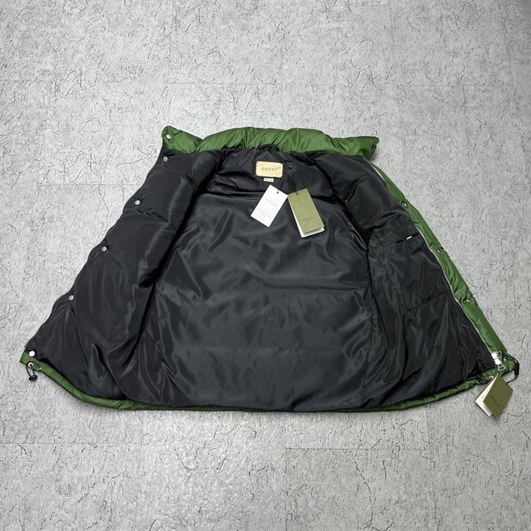 GUCCI WEB STRIPE PADDED DOWN GILET – GCJ026