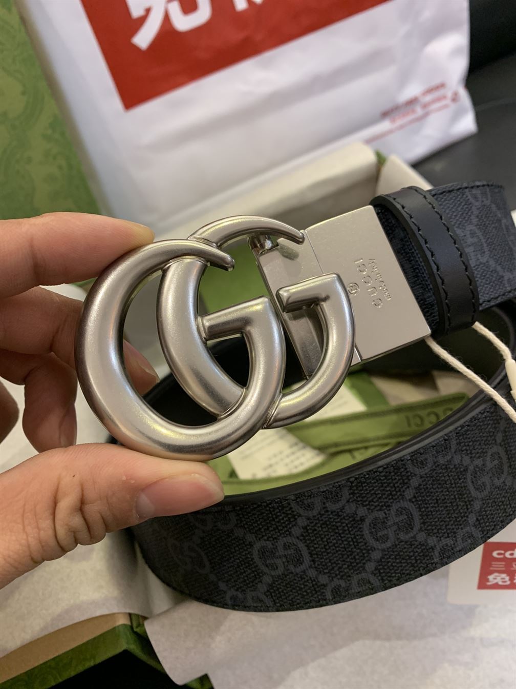 GUCCI GG MARMONT REVERSIBLE BELT – GB008