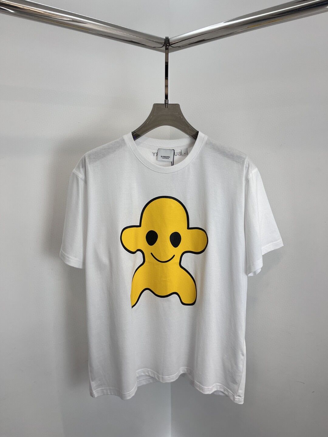 BURBERRY MONSTER GRAPHIC PRINT COTTON OVERSIZED T-SHIRT – BRS015