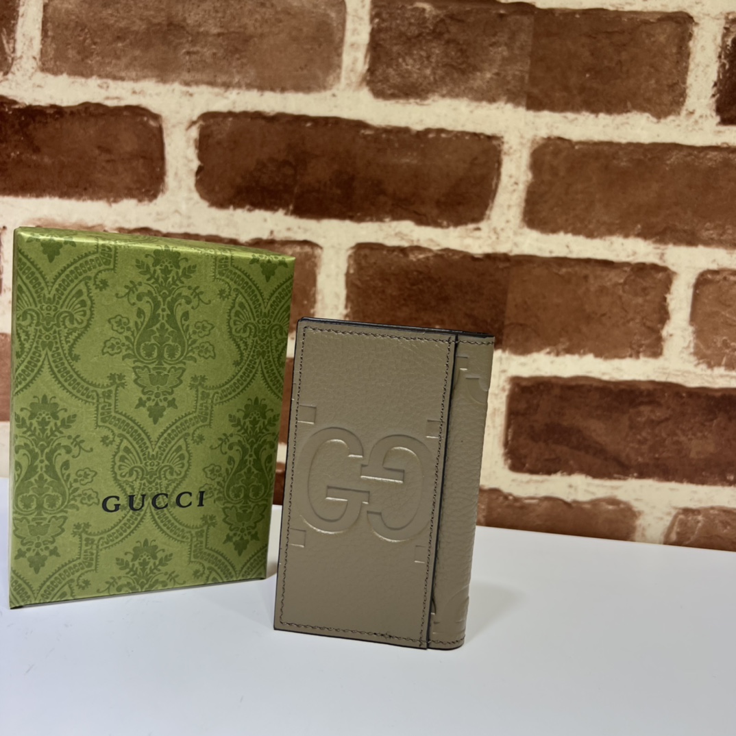 GUCCI PEBBLED CALFSKIN CARD HOLDER – WLG021