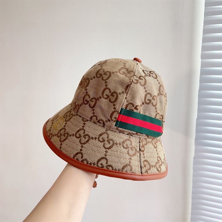GUCCI JUMBO GG CANVAS BUCKET HAT – GH155
