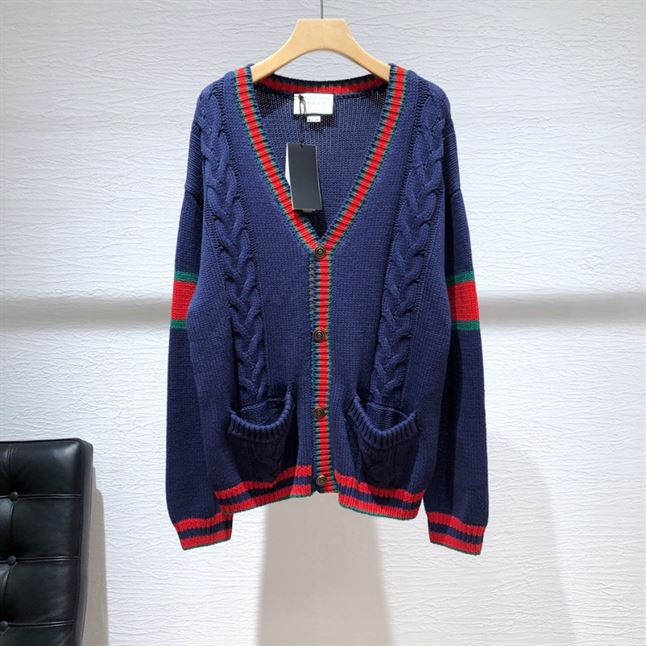 GUCCI CABLE KNIT CARDIGAN – GCK028