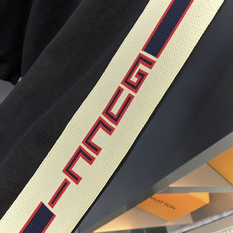 GUCCI TECHNICAL JERSEY JACKET BLACK – GCJ016