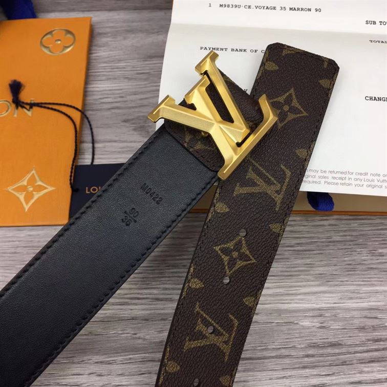 LV PYRAMIDE 40MM BELT – LBE018