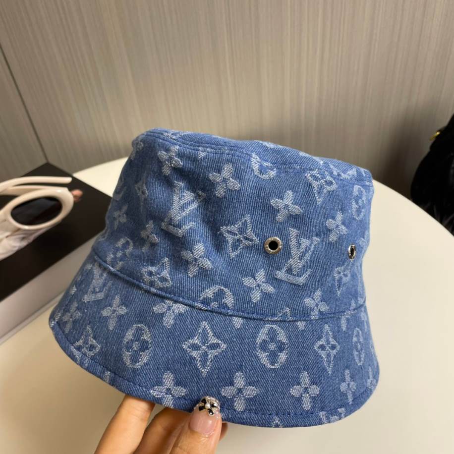 Louis Vuitton Monogram Blue Hats – LVC005