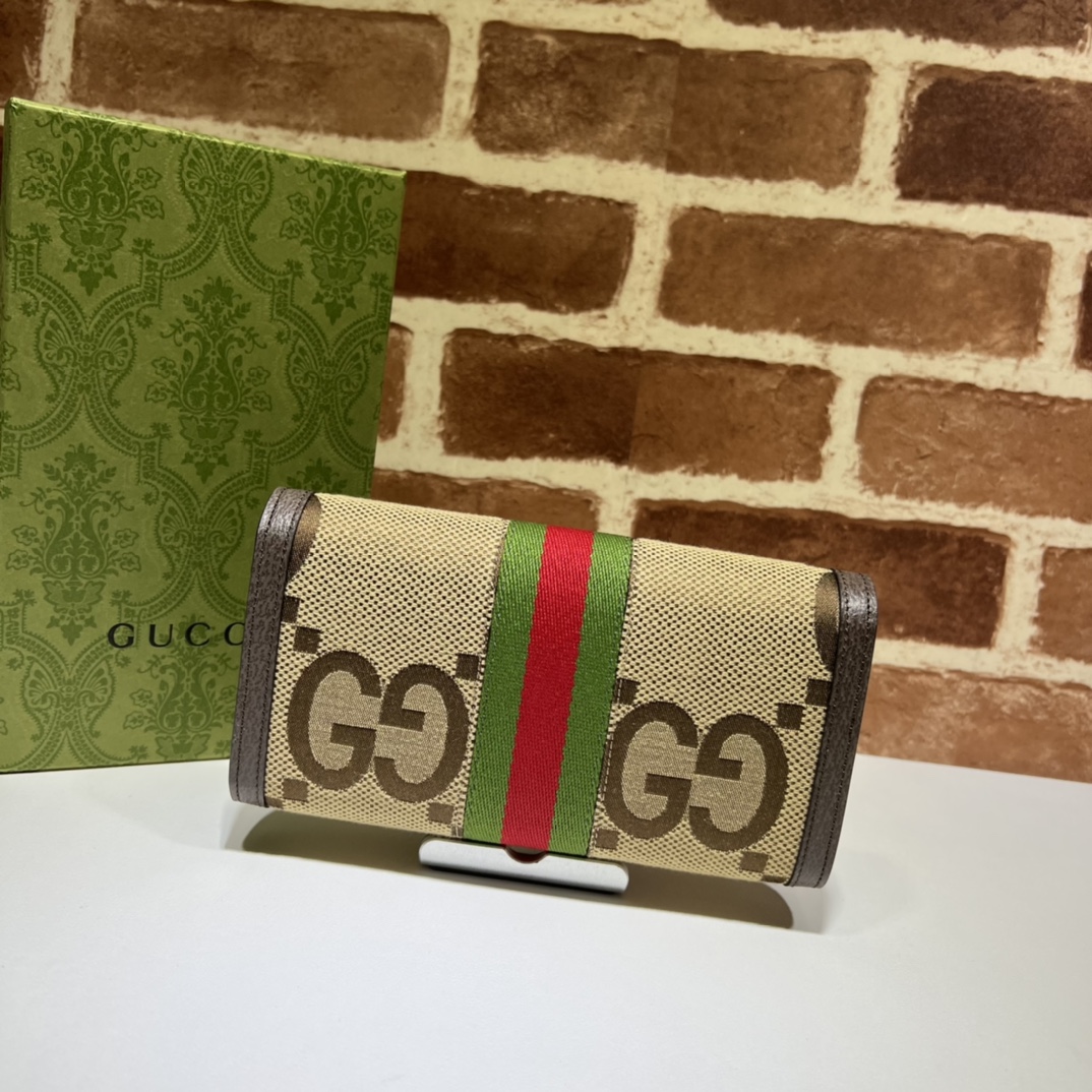 GUCCI MONOGRAM JUMBO GG TEXTURED DOLLAR CALFSKIN – WLG033