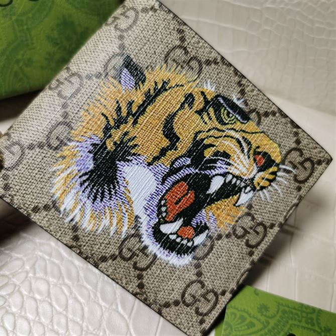 GUCCI TIGER PRINT GG SUPREME WALLET – WLG004