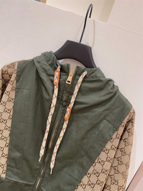 GUCCI GG COTTON CANVAS ZIP JACKET – GCJ028