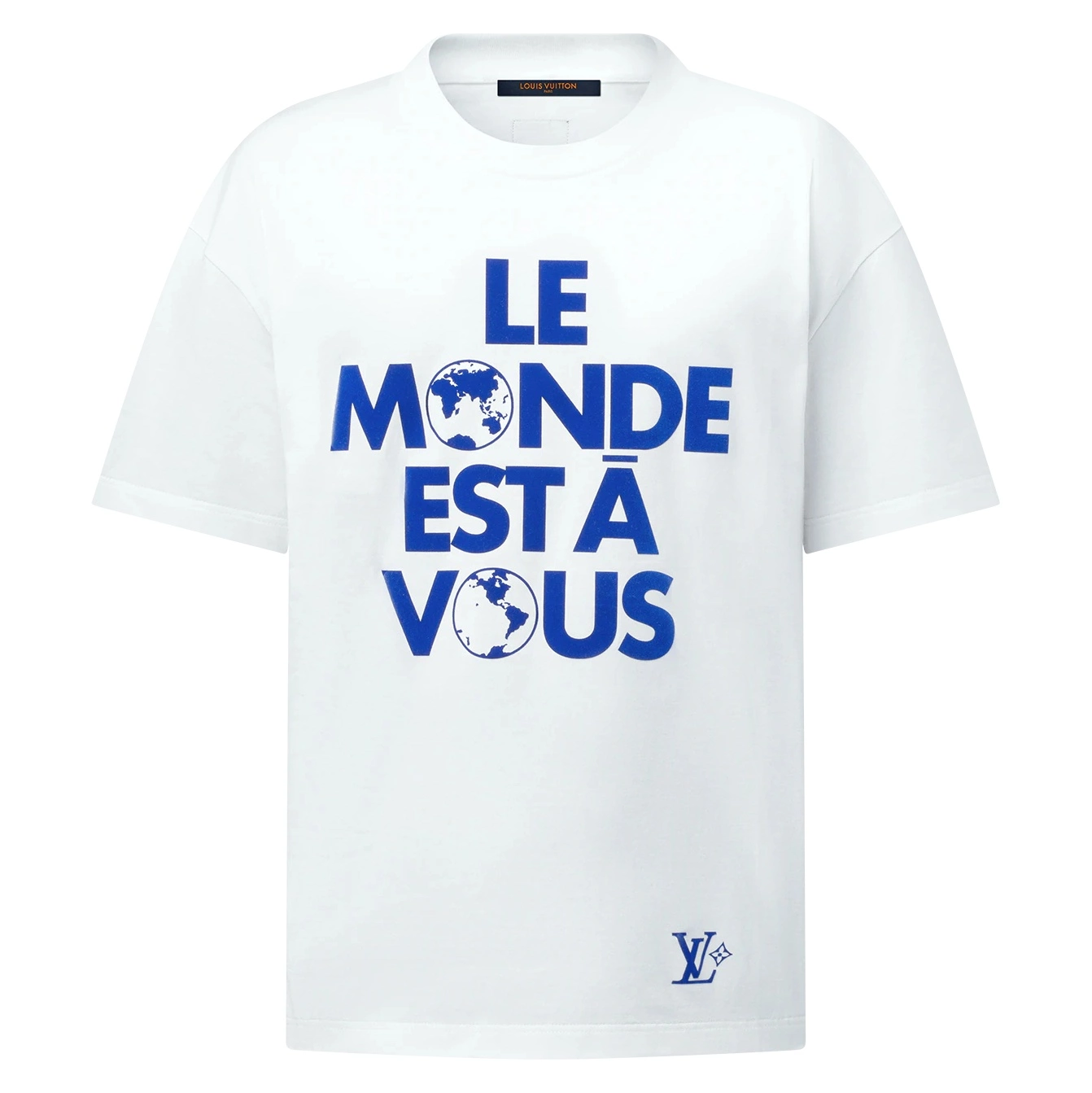 GRAPHIC PRINTED T-SHIRT IN WHITE – LVTS127