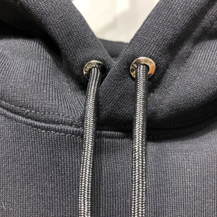 DIOR FLOWERS EMBROIDERED HOODIE BLACK – DOS008