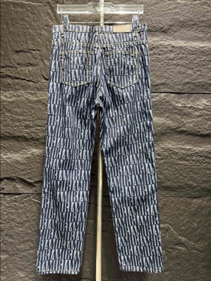 Amiri Jacquard Snap Black Jeans – AMIJ005