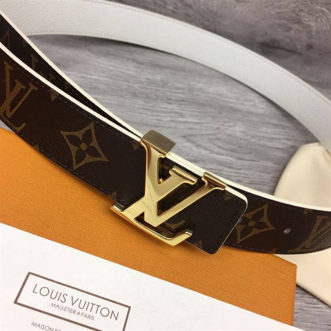 LOUIS VUITTON LV INITIALES 30MM REVERSIBLE BELT MONOGAM – LBE087