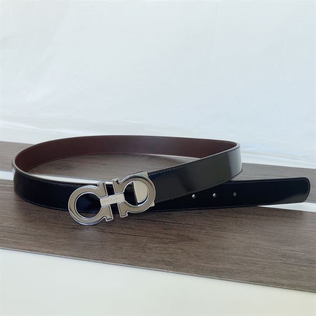 FERRAGAMO REVERSIBLE AND ADJUSTABLE GANCINI BELT – FB003