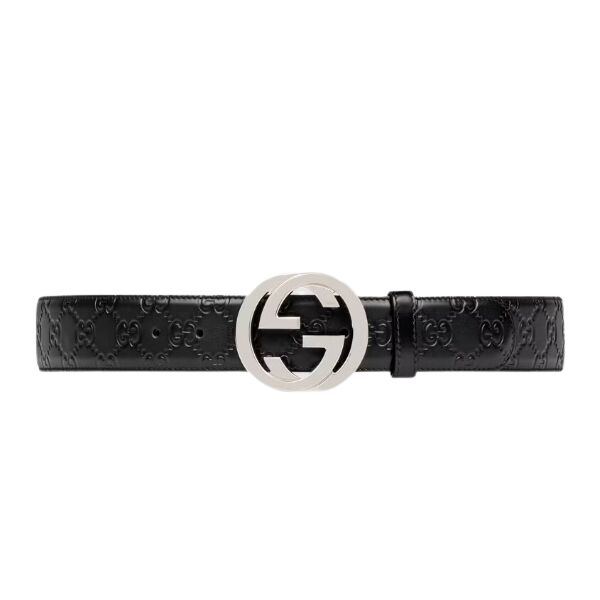 GUCCI SIGNATURE LEATHER BELT – GB007
