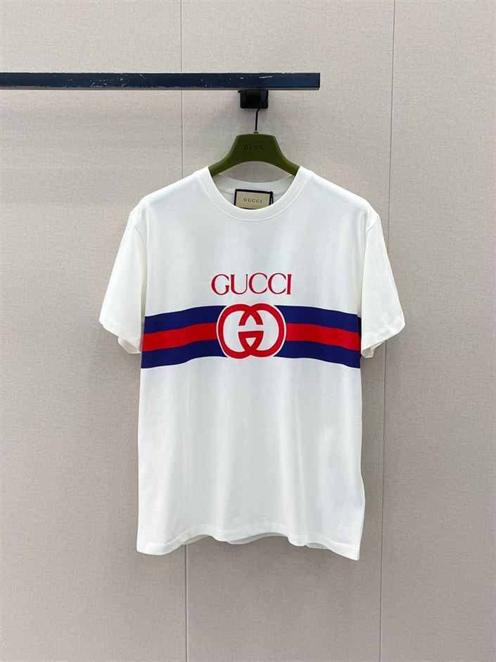 GUCCI INTERLOCKING G COTTON T-SHIRT – GGS028