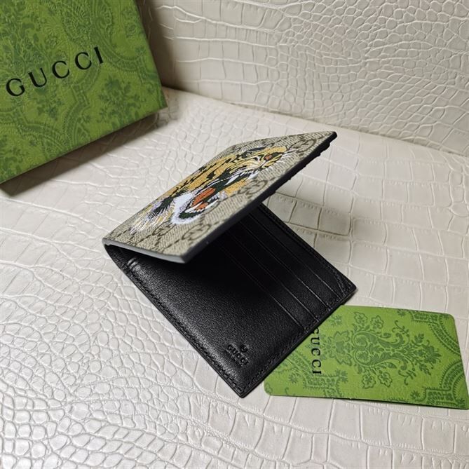 GUCCI TIGER PRINT GG SUPREME WALLET – WLG004