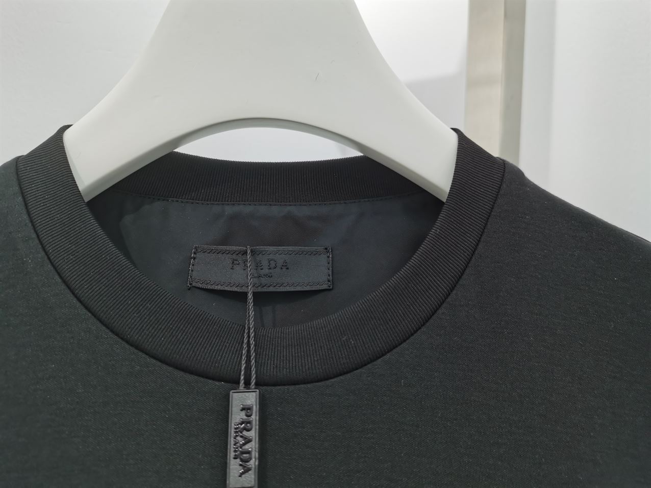 PRADA RE-NYLON AND JERSEY T-SHIRT – PT007