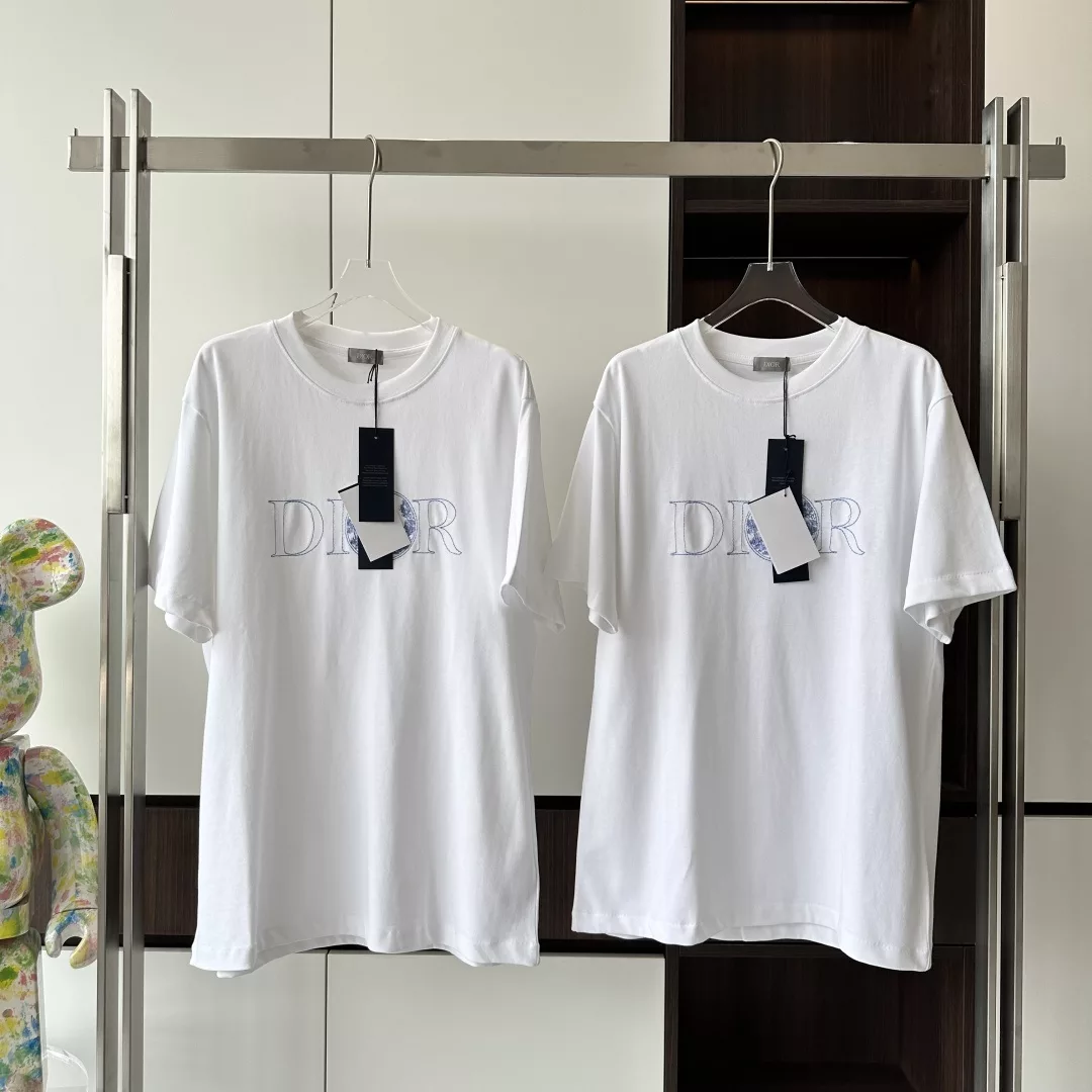 DI0R AND HYLTON NEL T-SHIRT, RELAXED FIT WHITE COTTON JERSEY – DOT057