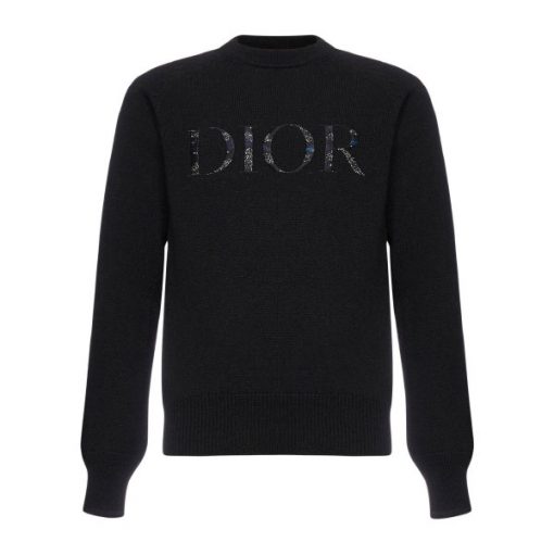 DIOR X PETER DOIG EMBROIDERED KNITTED SWEATER – DOS017