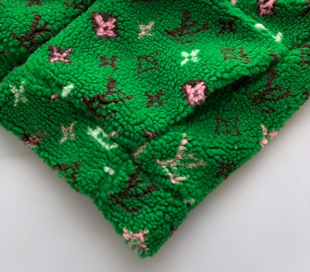 Louis Vuitton Monogram Fleece Green Jacket – LVC045