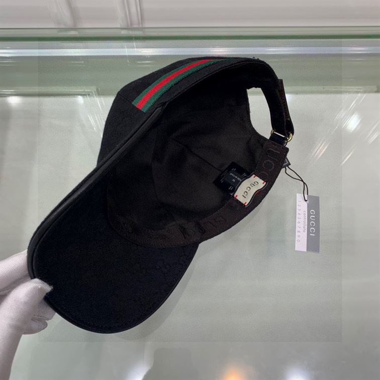 GUCCI ORIGINAL GG CANVAS BASEBALL HAT WITH WEB – GH065