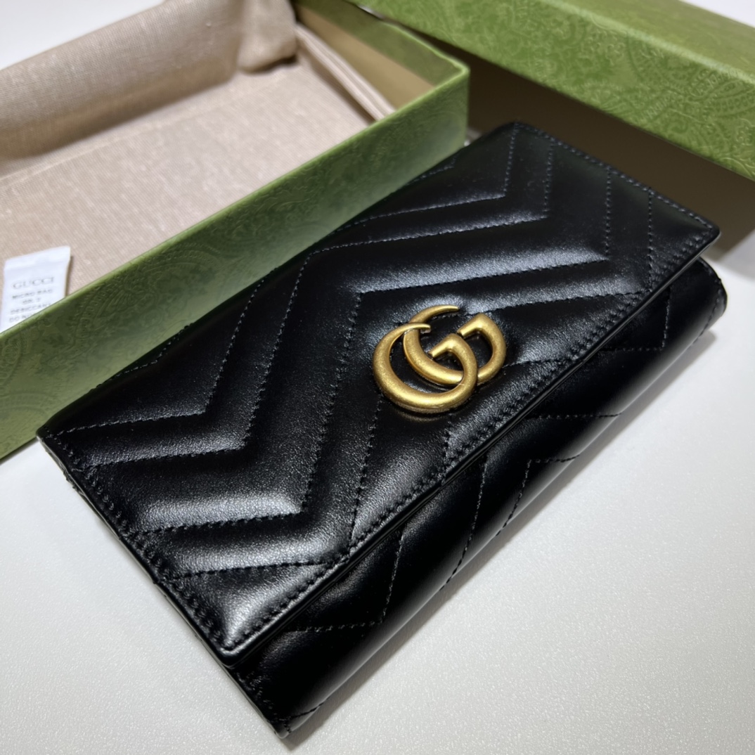 GUCCI GG MARMONT CONTINENTAL WALLET – WLG043