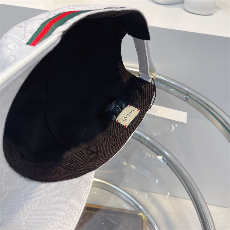 GUCCI ORIGINAL GG CANVAS BASEBALL HAT WITH WEB – GH143