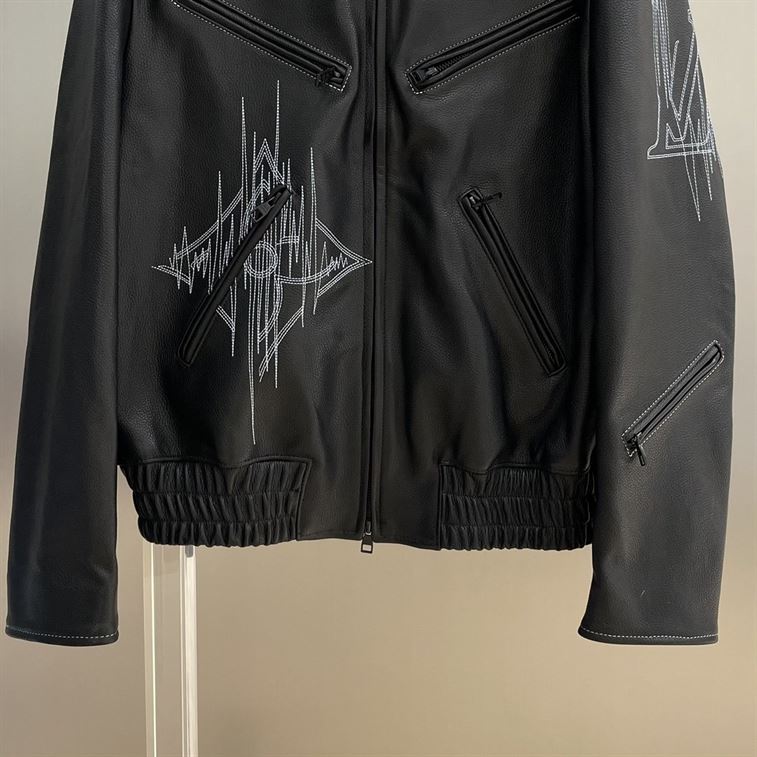 LOUIS VUITTON FREQUENCY CHIC LEATHER BLOUSON – LVC030