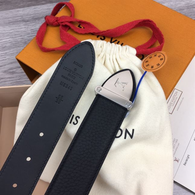 LOUIS VUITTON LV TRUNK 35MM REVERSIBLE BELT – LBE081