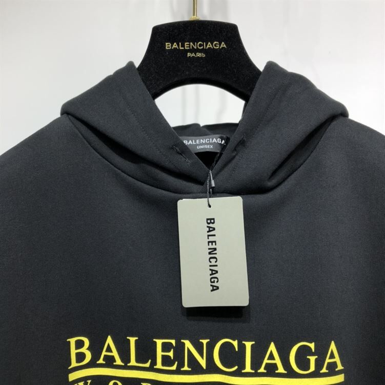 BALENCIAGA RETAIL THERAPY LOGO HOODIE – BH005