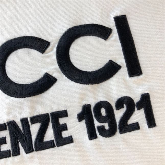 GUCCI LOGO EMBROIDERY T-SHIRT – GGS058