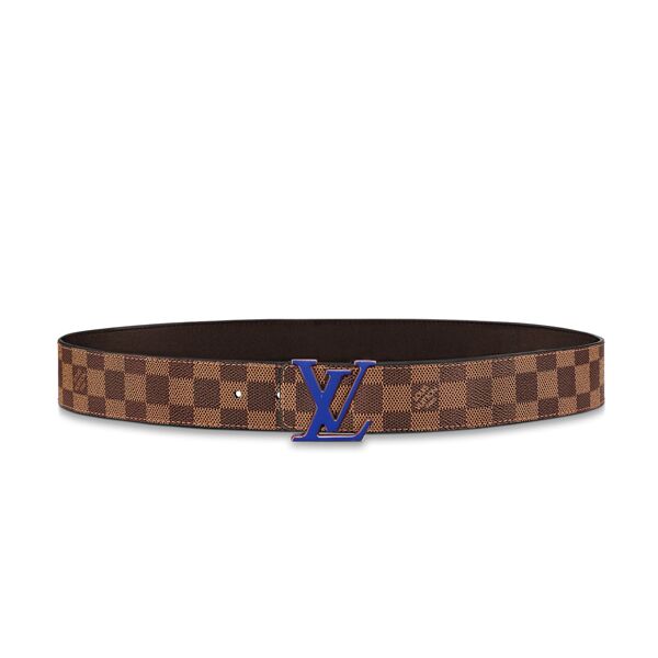 LOUIS VUITTON INITIALES 40MM REVERSIBLE DAMIER EBENE CANVAS BELT – LBE021