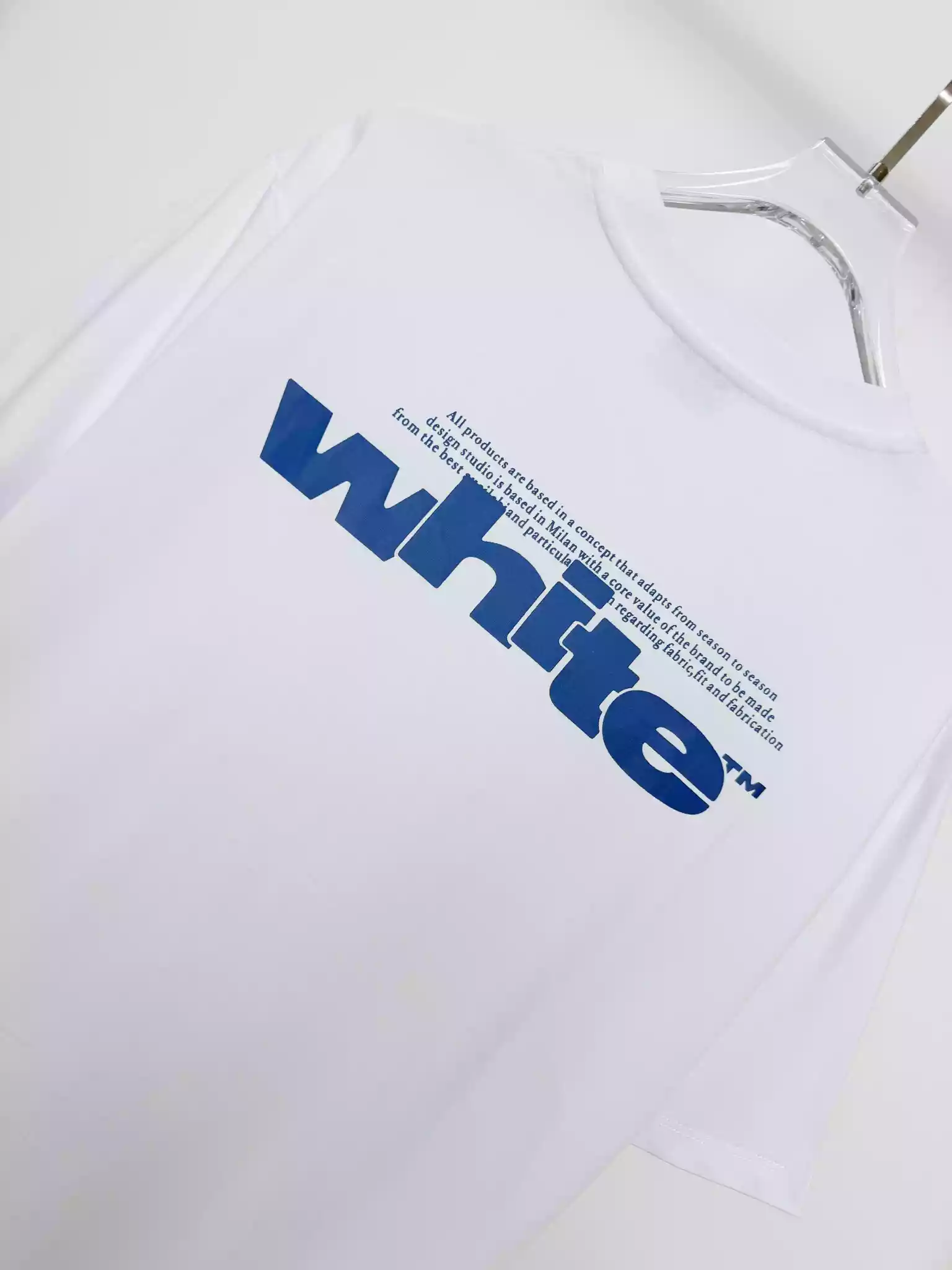 OFF SPLIT SWEATSHIRT IN WHITE – OWS001